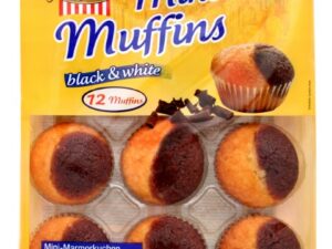 Mini muffins black & white 12 pcs. 280g