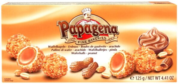 Waferballs with peanuts 125g