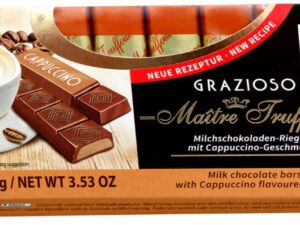 Grazioso milk chocolate with cappuccino cream filling 100g (8x12,5g)