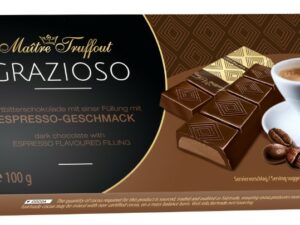 Grazioso milk chocolate with tiramisu cream filling 100g (8x12,5g)