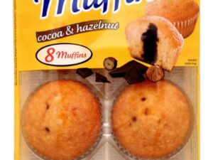 Mini muffins cocoa & hazelnut 8 pcs. 240g