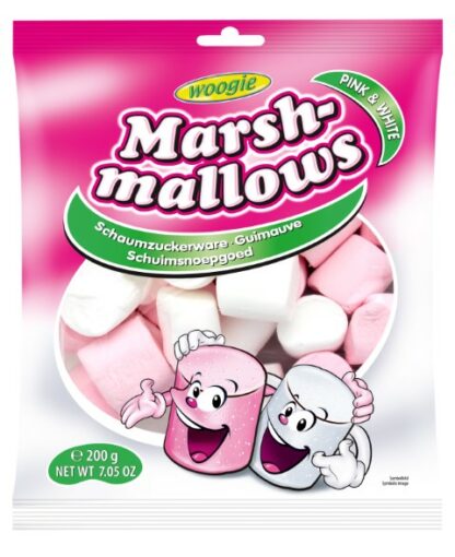 Marshmallows pink & white 200g