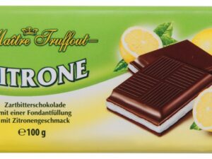 Dark chocolate with lemon cream 100g