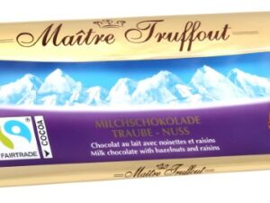 Milk chocolate raisins-hazelnuts 300g