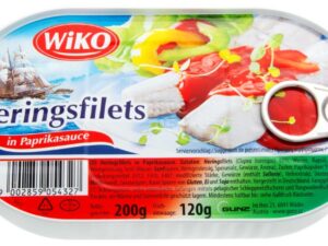 Herring filets in paprika sauce 200g