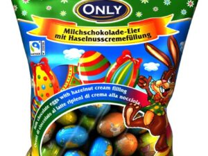 Milk chocolate eggs with hazelnut cream filling big 500g