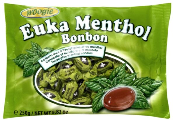 Eucalyptus-menthol candies 250g