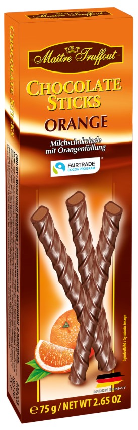 Milk Chocolate Orange Sticks