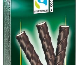 Dark chocolate sticks peppermint 75g