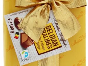 Assorted Belgian pralines yellow 100g