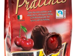 Pralines dark chocolate with cherry with liqueur 4% vol. 240g