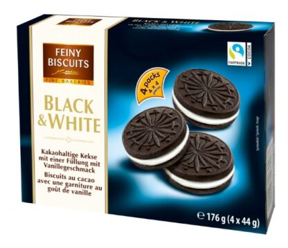 Cookies black & white 176g
