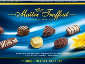 Assorted pralines blue 400g