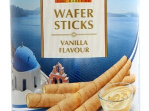 Wafer rolls with vanilla flavoured cream 400g