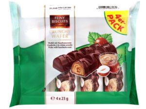 Wafer with milk-hazelnut cream filling 4x23g