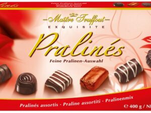 Assorted pralines red 400g