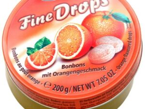 Candies with orange flavour 200g