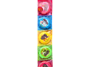 Bubble gum rolls 5 flavours 90g (5x18g)