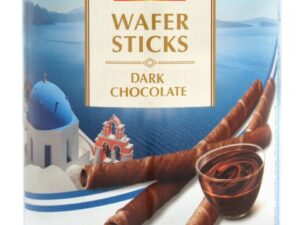 Wafer rolls with dark chocolate cream 400g
