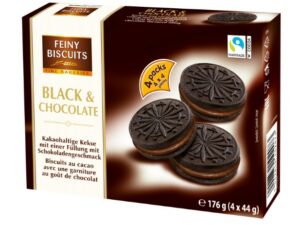 Cookies black & chocolate 176g