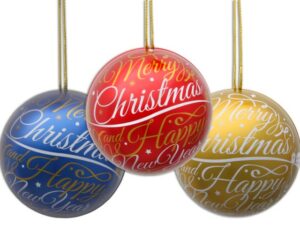 Christmas bauble with pralines 30g