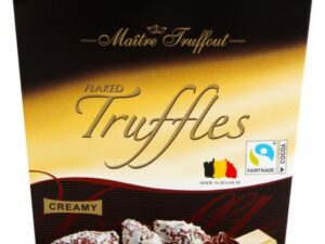 Truffles pralines with white chocolate flakes 145g