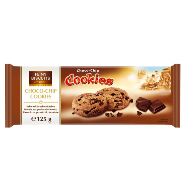 Cookies with chocolate chips 125g