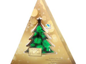 Christmas Tree pralines with mint flavored filling 148g