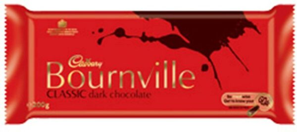 Cadbury's Chocolate Bars ‐ Bournville 180gm