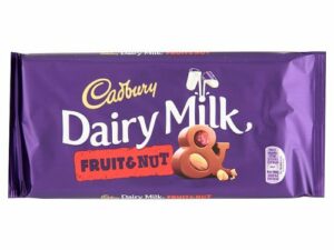 Cadbury's Chocolate Bars - Fruit & Nut 200gm