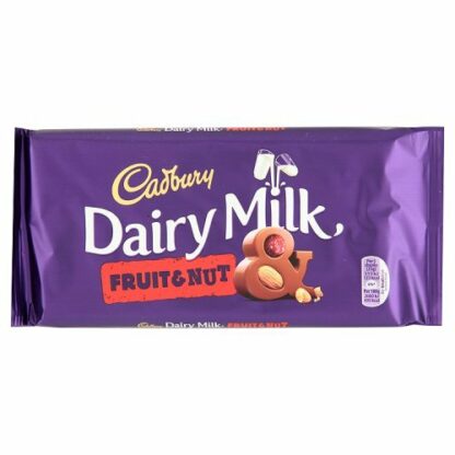 Cadbury's Chocolate Bars - Fruit & Nut 200gm