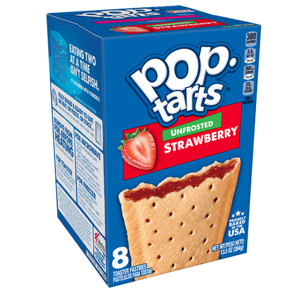 Kell Pop-Tarts Unfrosted Strawberry 13.5oz