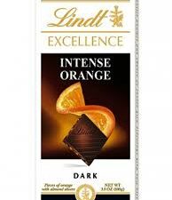 Lindt Orange Intense Dark 100gm
