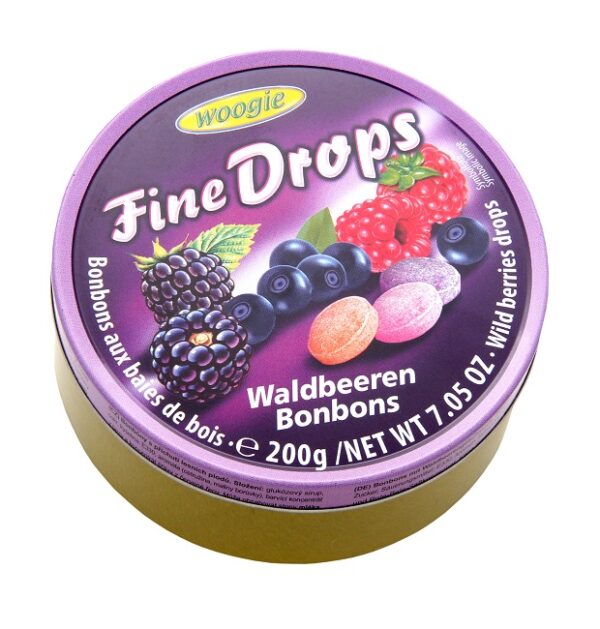 Candies with forest berries flavour 200g