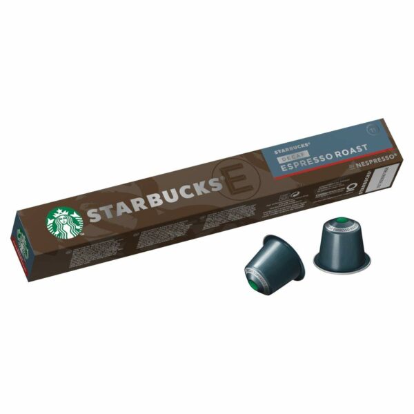 Starbucks by Nespresso, Decaf. Espresso Roast Pack of 10capsules