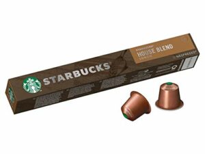 Starbucks by Nespresso, House Blend Pack of 10capsules