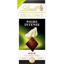 Lindt Excellence 100g – PEAR INTENSE DARK