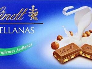 Lindt MILK AND CRISPY HAZELNUTS Chocolate, 100g