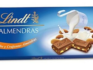 Lindt MILK AND CRUNCHY ALMOND Chocolate, 100g