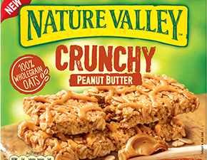 Nature Valley Crunchy Granola Bars Peanut Butter 210g (10 Bars)