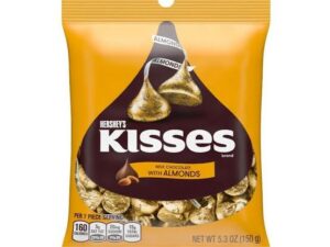 Hersheys Kisses Milk Almonds Chocolate 150 gm
