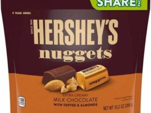 Hershey's Nuggets Milk Chocolate With Toffee And Almonds 286gm