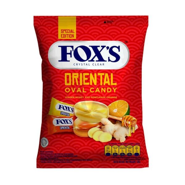 Fox's Oriental Oval Candy 125gm