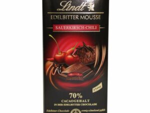 Lindt Edelbitter Mousse Sour cherry & Chilli 140gm