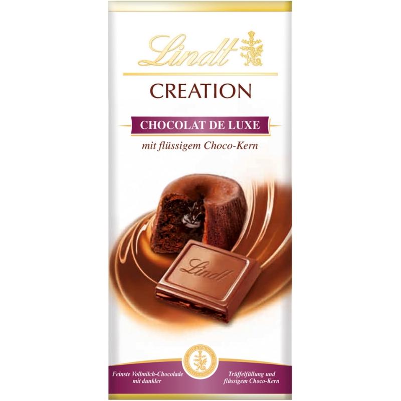 Lindt Creation Chocolat De Luxe(with chocolate core) 150gm www