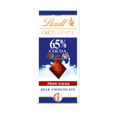 Lindt 65% Milk Chocolate 100gm