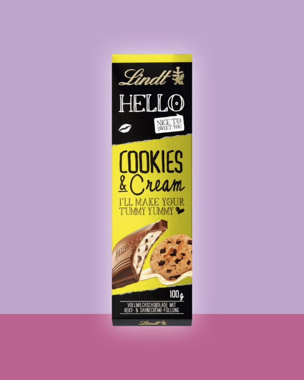 Lindt Hello Cookies & Cream 100gm