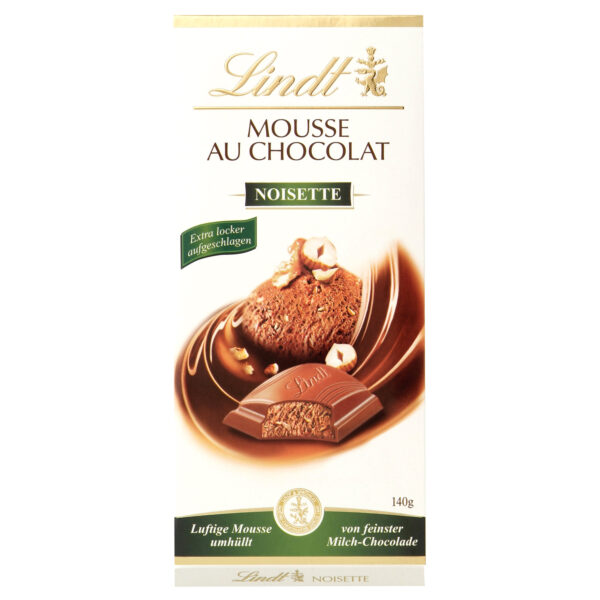 Lindt Mousse Au Chocolat Noisette 140gm
