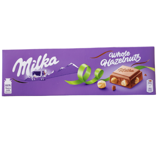 Milka Whole Hazelnut Chocolate 250gm