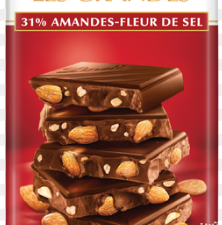 Lindt Les Grandes Noir 31% Amandes Fleur de Sel 150g(Almond and salt)